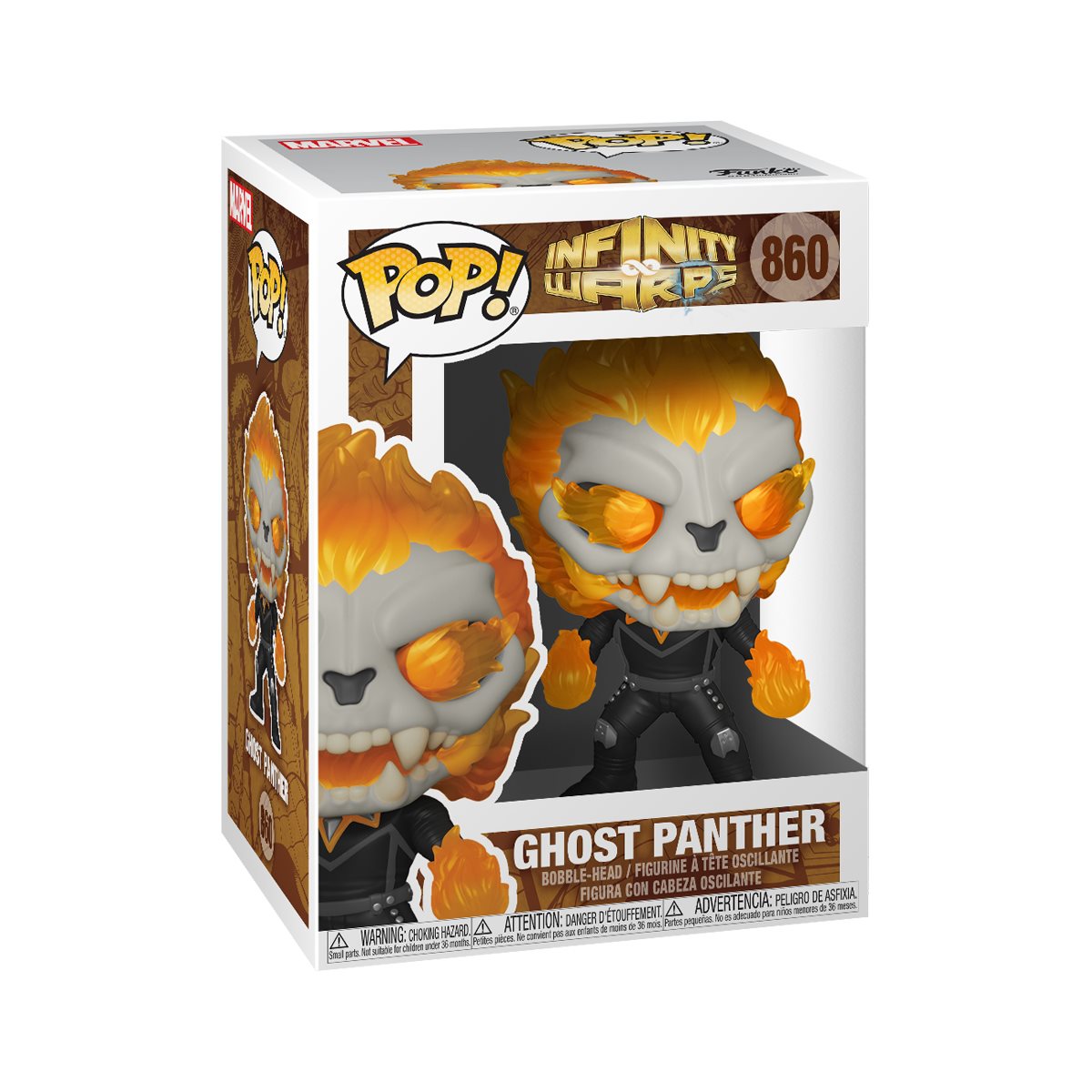 Funko Pop Marvel: Infinity Warps - Ghost Panther