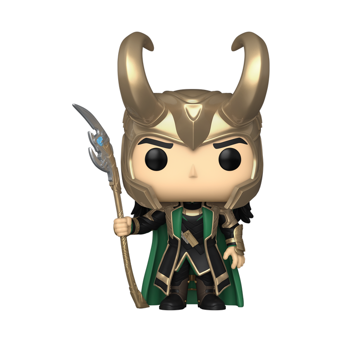 Funko Pop Marvel: Avengers - Loki con Cetro Glow Exclusivo