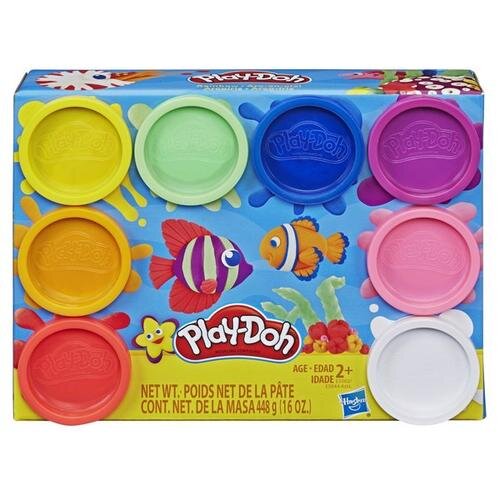 Play Doh: Pack 8 Latas - Colores Aleatorios