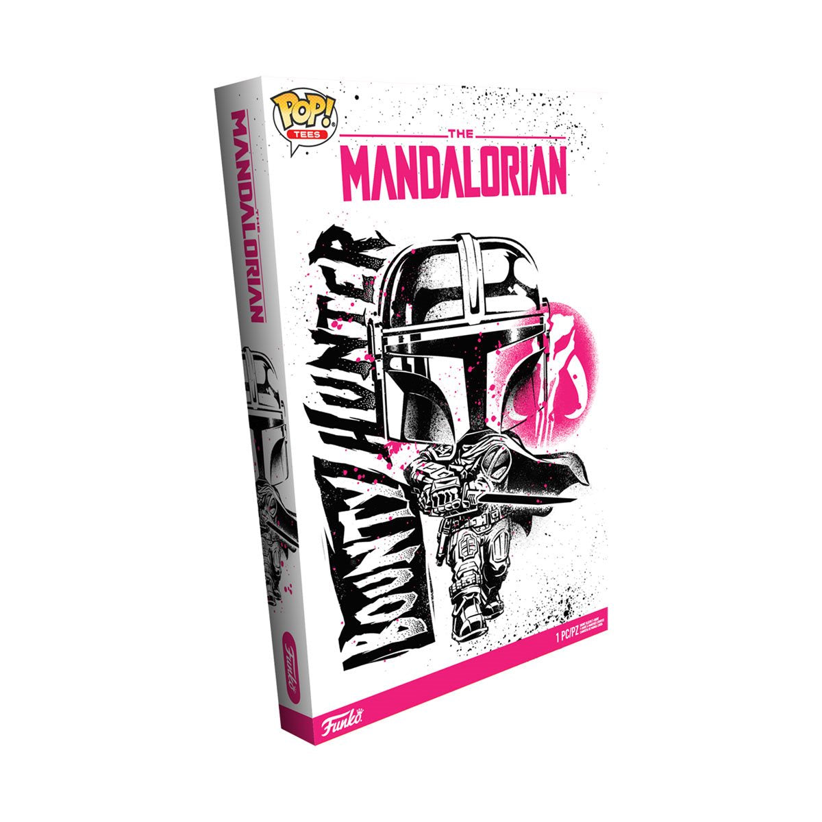 Funko Boxed Tee: The Mandalorian - Mando Con Sable Oscuro Playera Chica