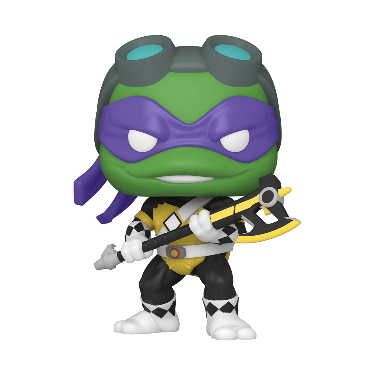 Funko Pop Retro Toys: TMNT x Power Rangers - Donatello Black Ranger Exclusivo SDCC 2022
