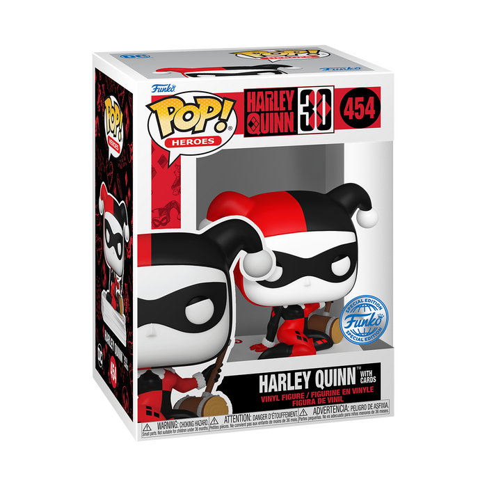 Funko Pop Heroes: DC Comics - Harley Quinn con Cartas Exclusivo