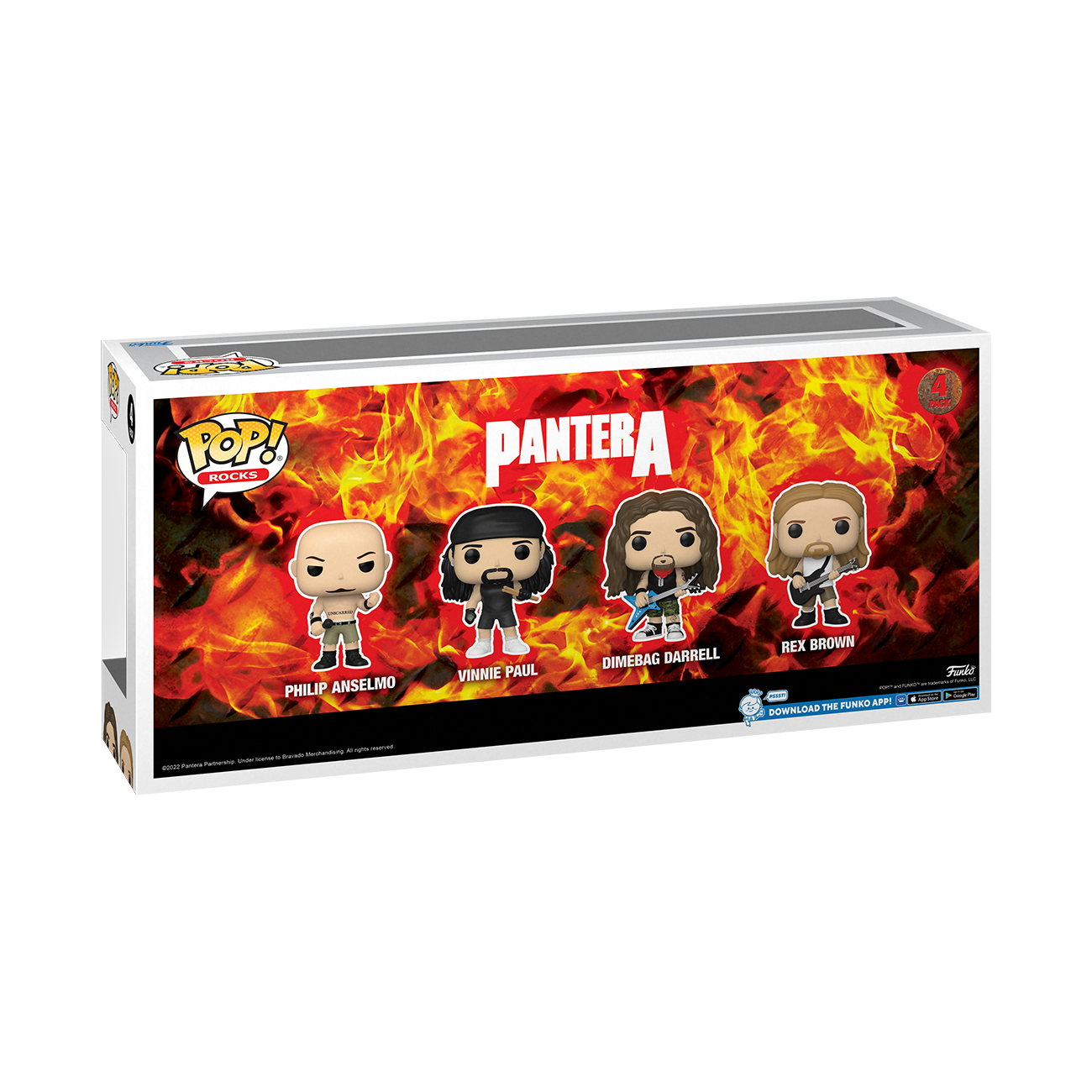Funko Pop Rocks: Pantera 4 pack