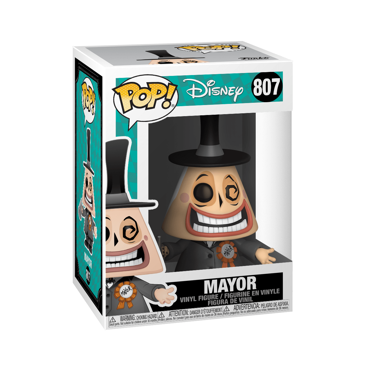 Funko Pop Disney: Mundo de Jack - Mayor con Megafono Halloween