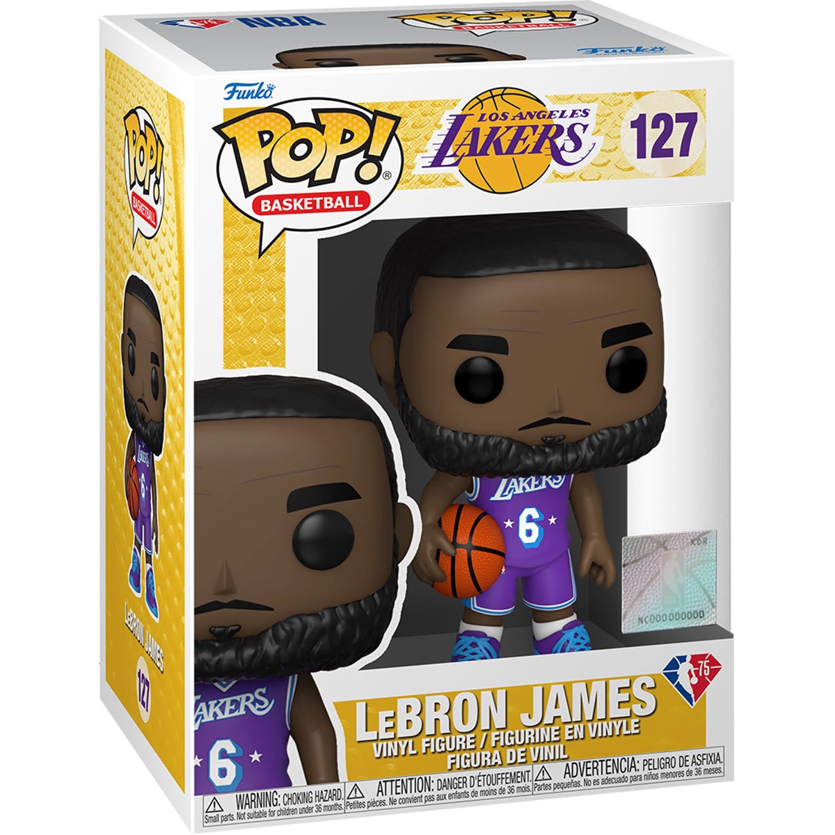 Funko Pop NBA: Lakers - LeBron James Playoffs 21