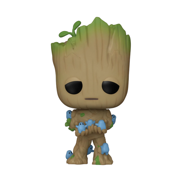 Funko Pop Marvel Yo Soy Groot Groot Con Grunds Distrito Max