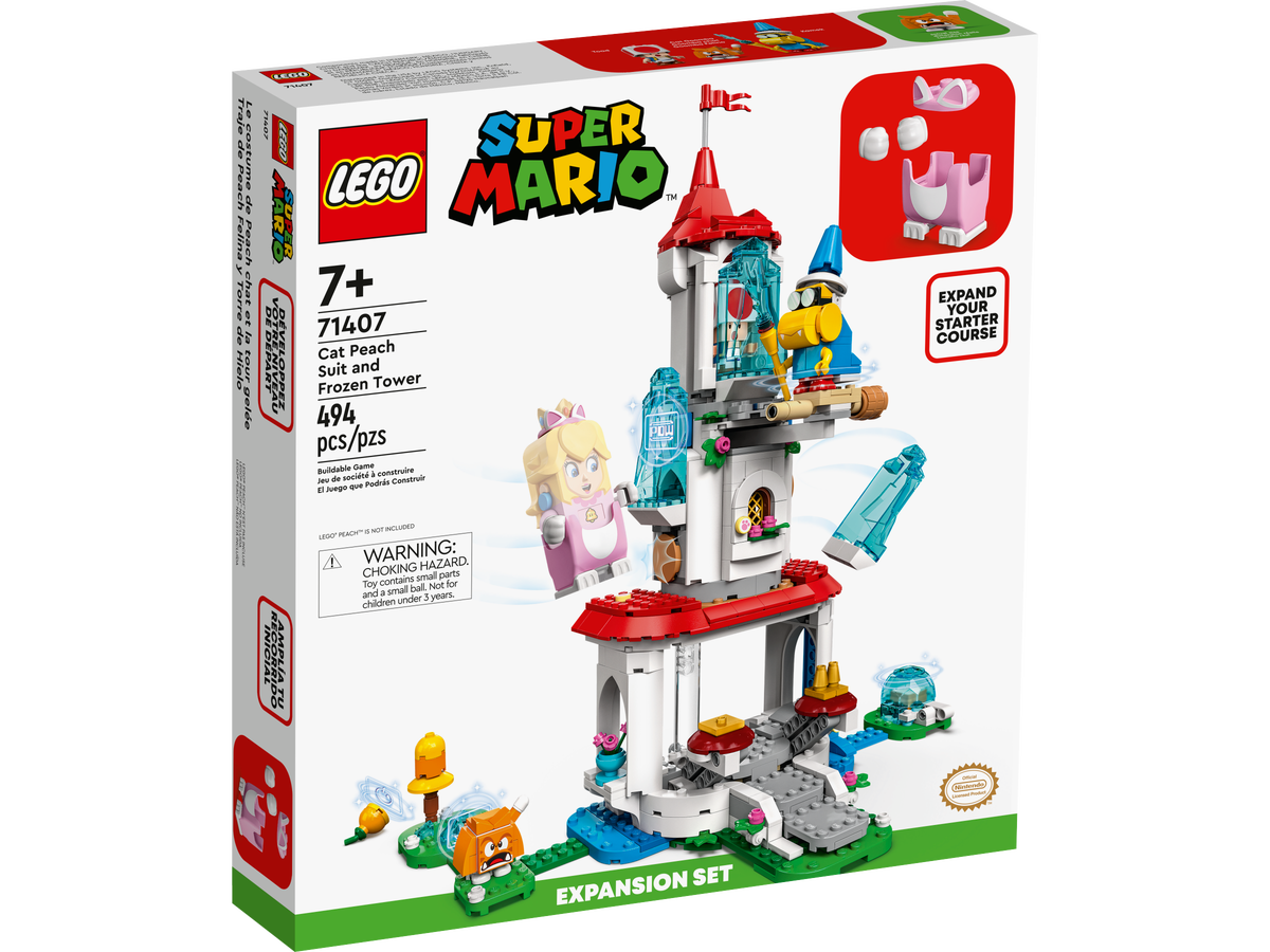 LEGO Super Mario Set de Expansion: Torre de Hielo y Traje de Peach Felina 71407