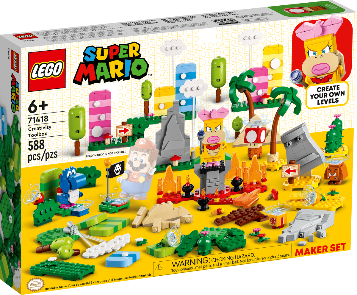 LEGO Super Mario Set de Creacion: Caja de herramientas creativas 71418