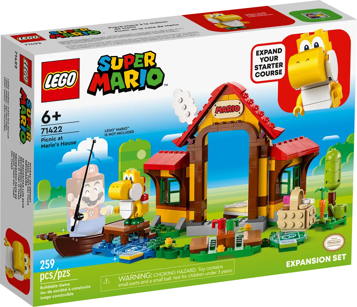 LEGO Super Mario Set de Expansion: P‚àö‚â†cnic en casa de Mario 71422