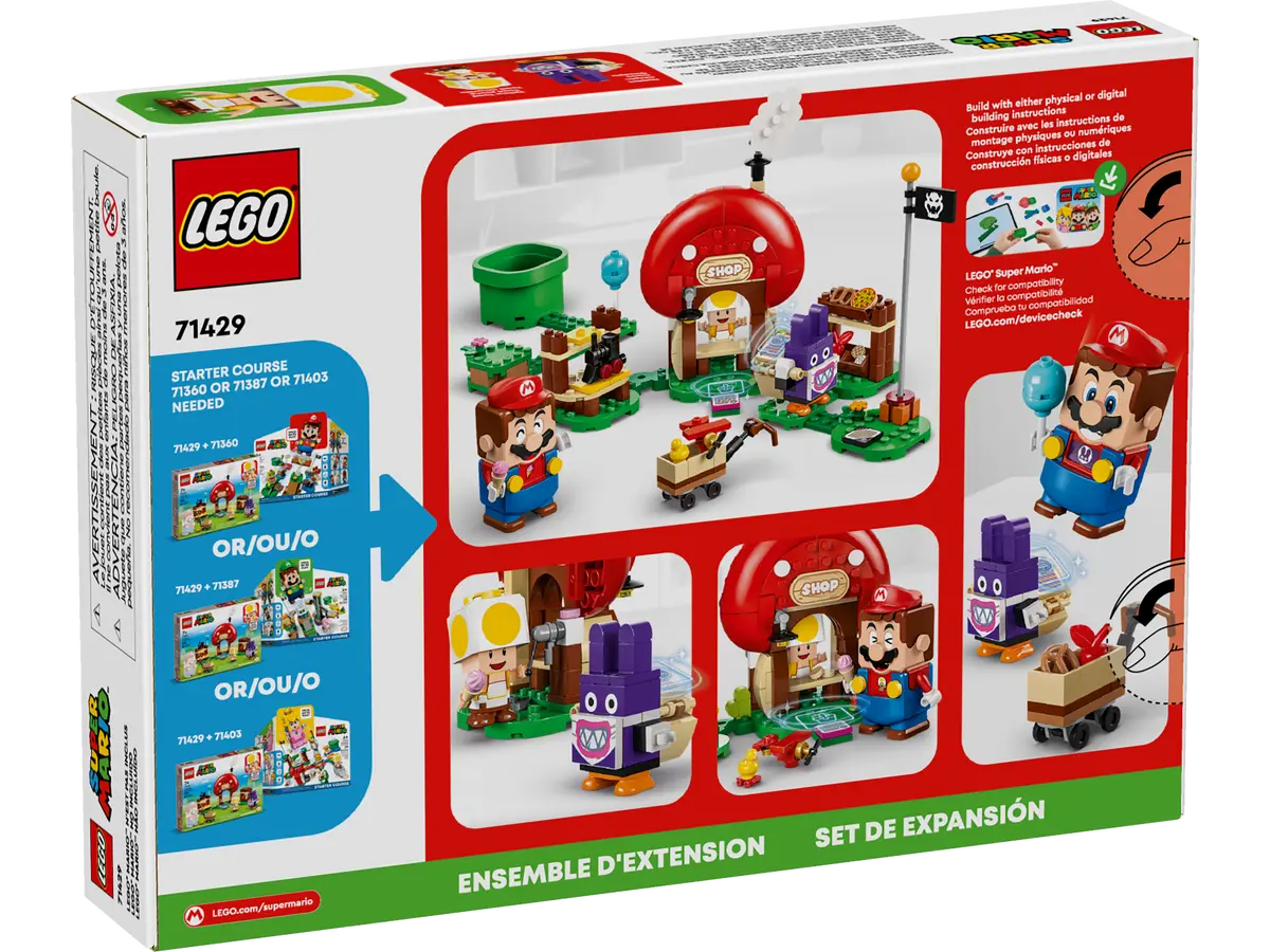 LEGO Super Mario Set de Expansion: Caco Gazapo en la tienda de Toad 71429