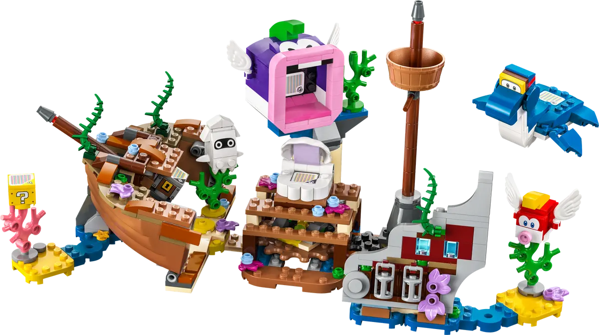 LEGO Super Mario Set de Expansion: Dorrie y el buque naufragado 71432