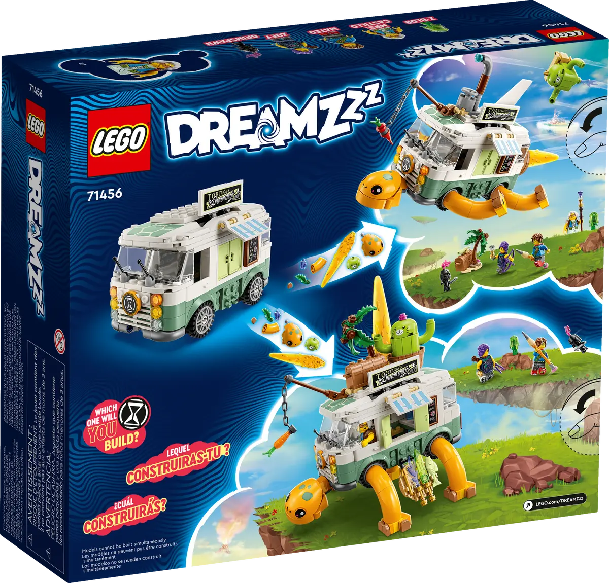 LEGO DREAMZZZ Furgoneta Tortuga de la Sra Castillo 71456