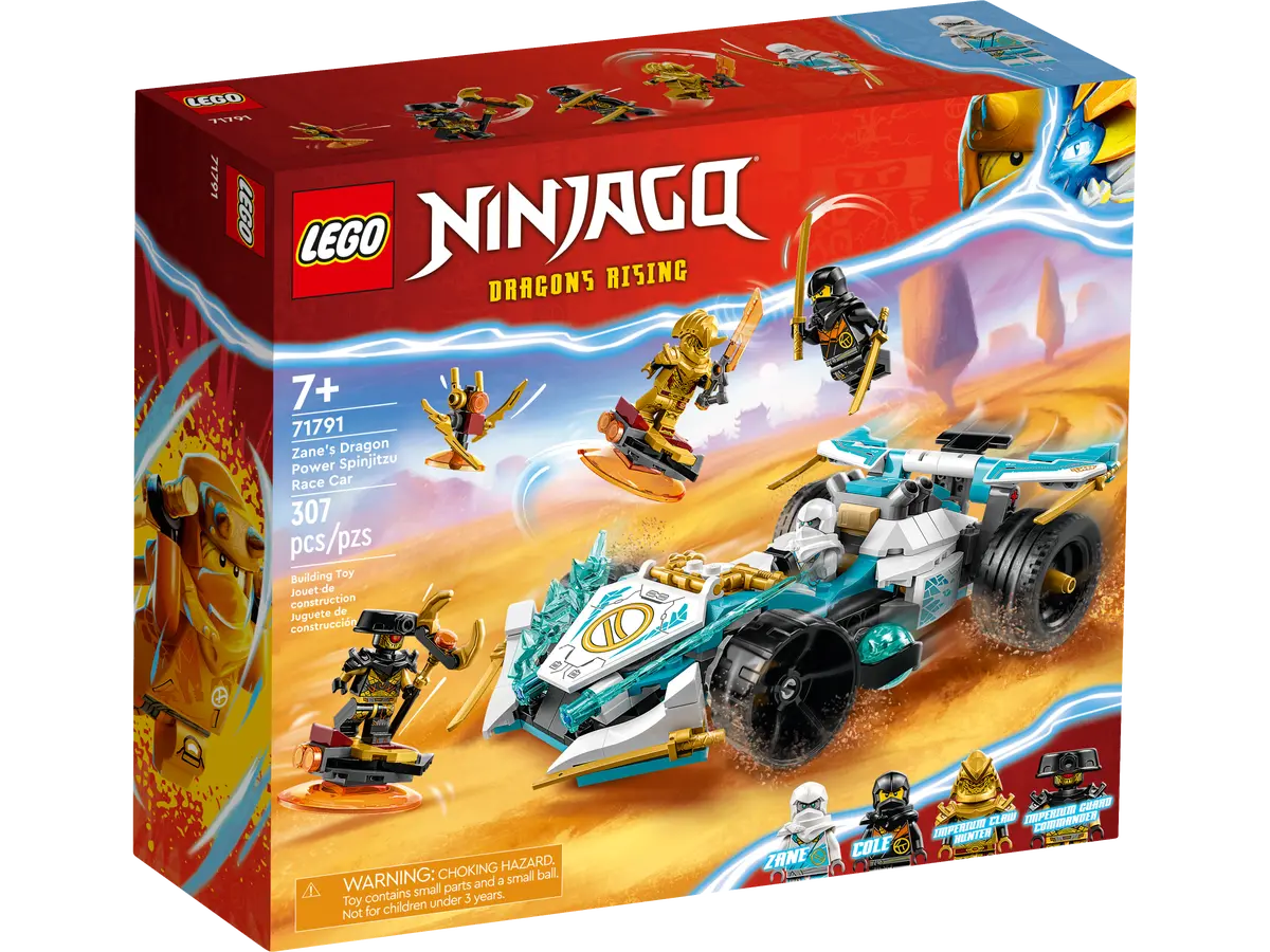 LEGO Ninjago Zane Dragon Power: Deportivo de Competicion Spinjitzu 71791