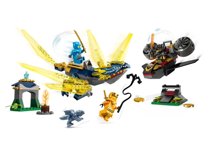 LEGO Ninjago Batalla por el Dragon Bebe de Nya y Arin 71798