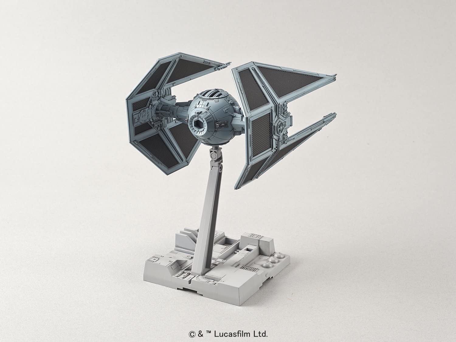 Bandai Hobby Gunpla Model Kit: Star Wars - Caza Estelar TIE Interceptor Escala 1/72 Kit de Plastico