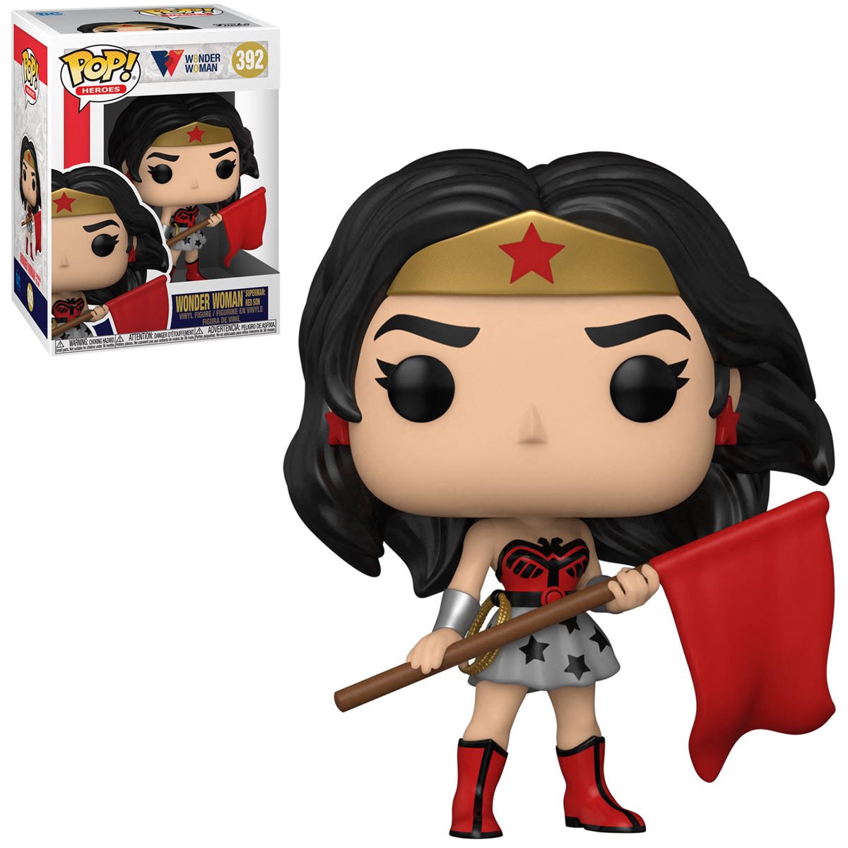 Funko Pop Heroes: Wonder Woman 80 - Mujer Maravilla version Superman: Hijo Rojo