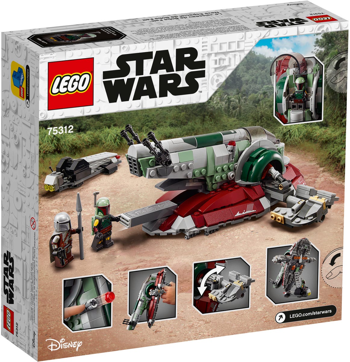 LEGO Star Wars Nave Estelar de Boba Fett 75312 — Distrito Max