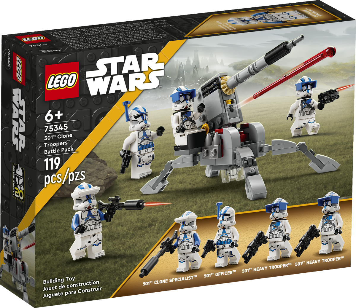 LEGO Star Wars Pack de Combate Soldados Clon de la 501 75345