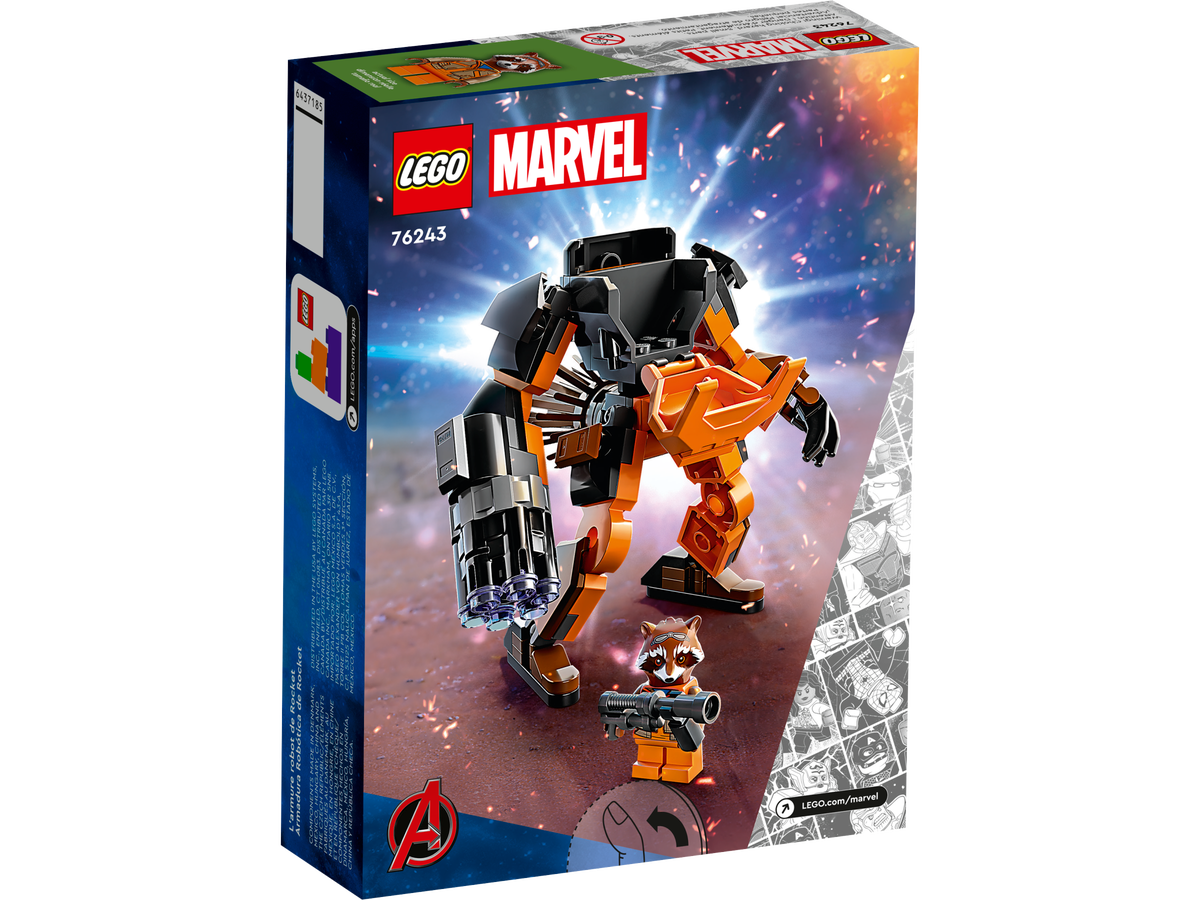 LEGO Super Heroes Marvel Armadura Robotica de Rocket 76243