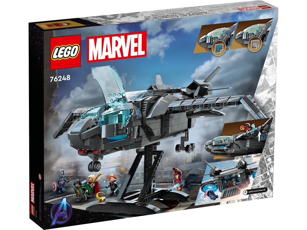LEGO Super Heroes Marvel Quinjet de los Vengadores 76248 — Distrito Max