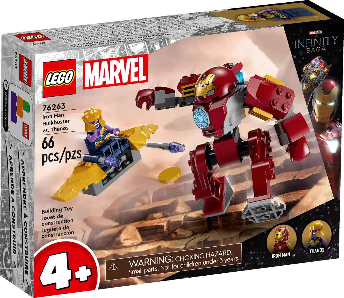 LEGO Marvel Infinity Saga: Hulkbuster De Iron Man vs Thanos 76263