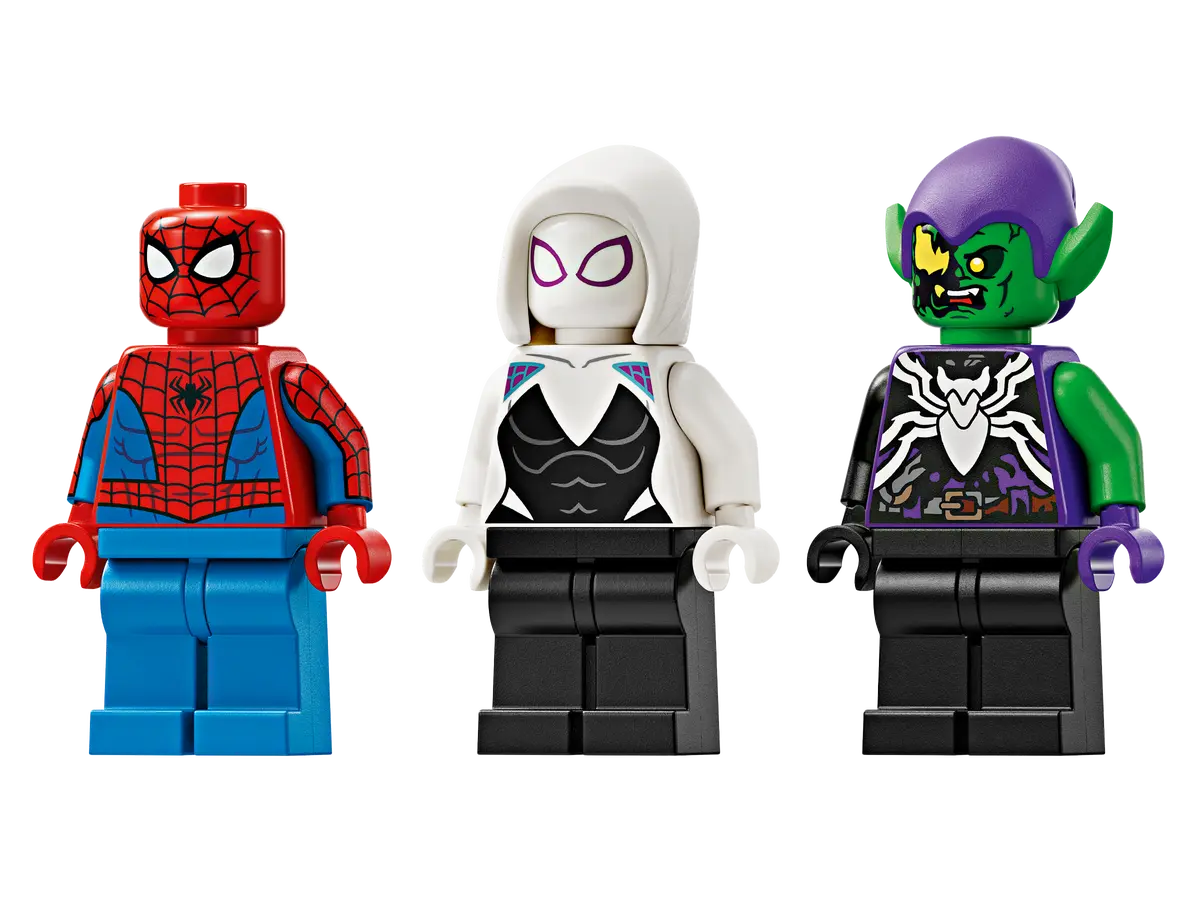 LEGO Super Heroes Marvel Coche de Carreras de Spider-Man y Duende Verde Venomizado 76279
