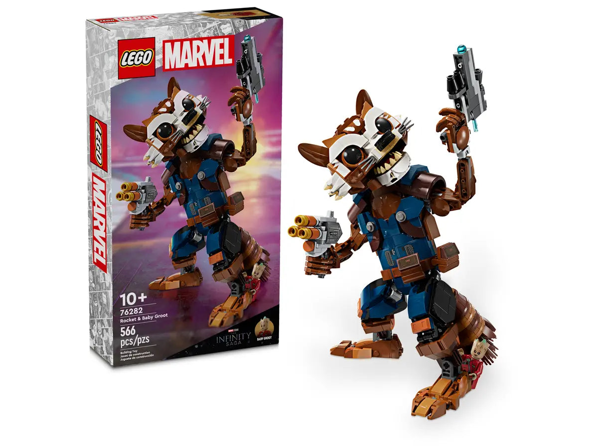LEGO Super Heroes Marvel Rocket y Bebe Groot 76282