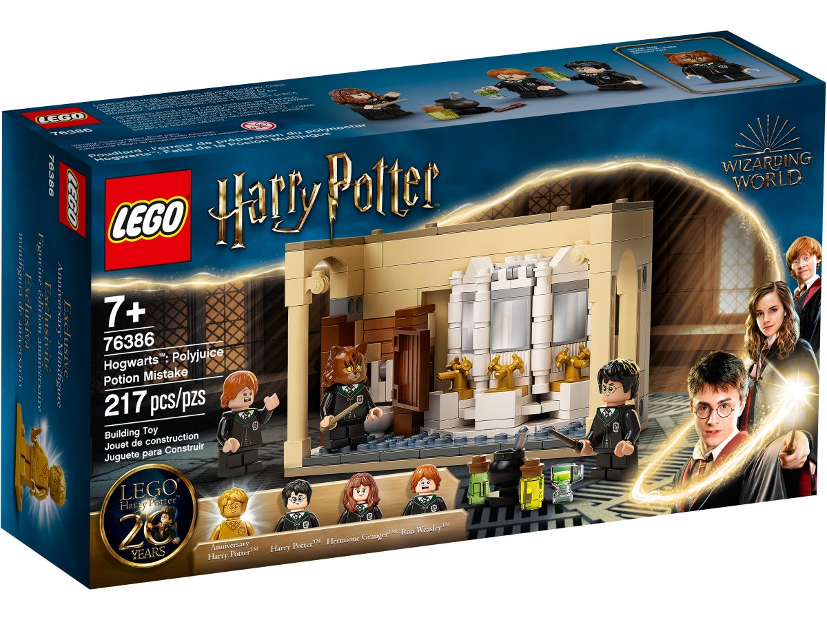 LEGO Harry Potter Hogwarts: Fallo de la Pocion Multijugos 76386