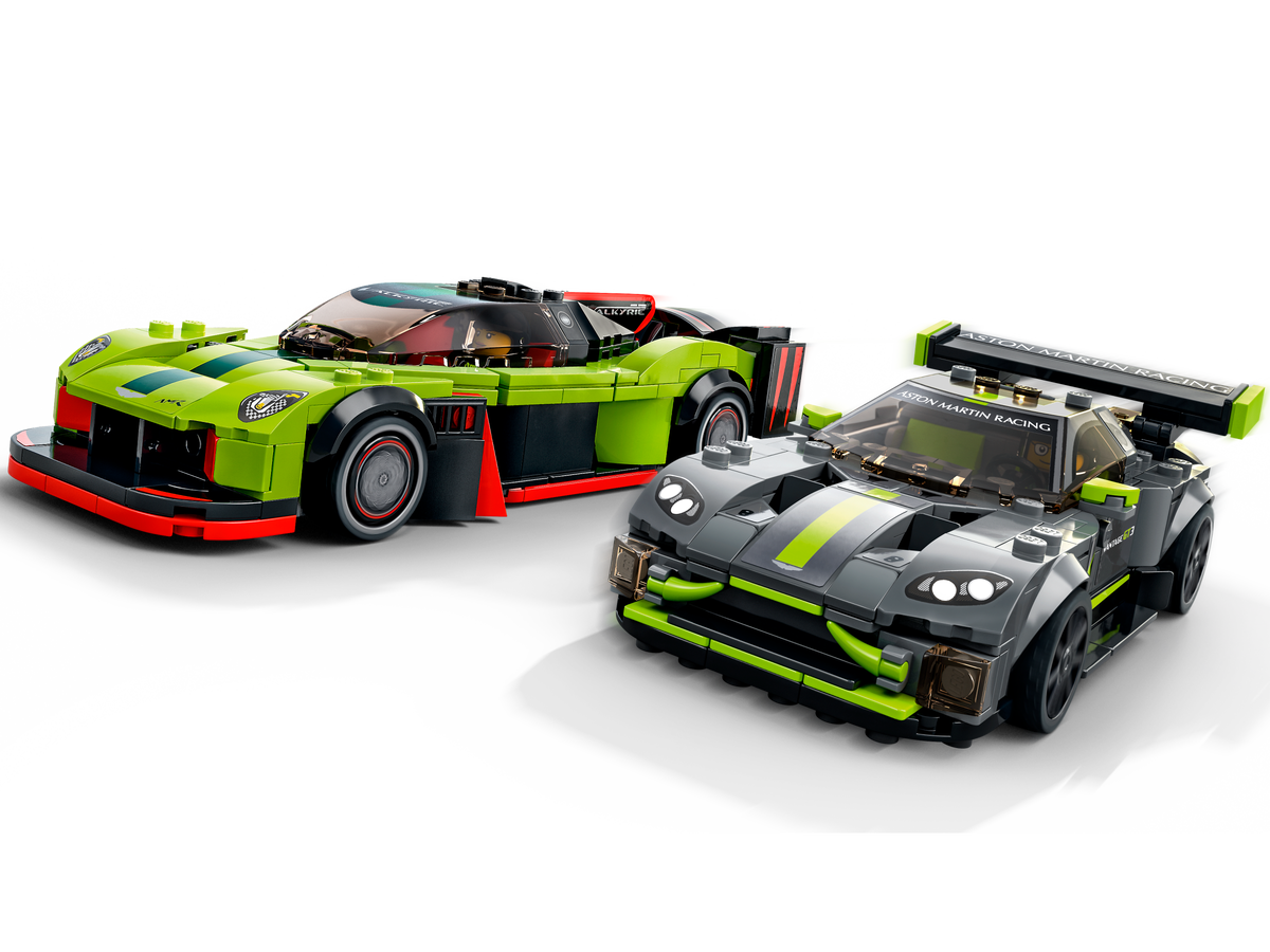 LEGO Speed Champions Aston Martin Valkyrie AMR Pro y Aston Martin Vantage GT3 76910