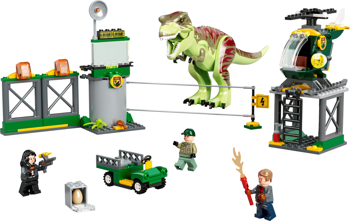 LEGO Jurassic World Fuga del Dinosaurio T Rex 76944