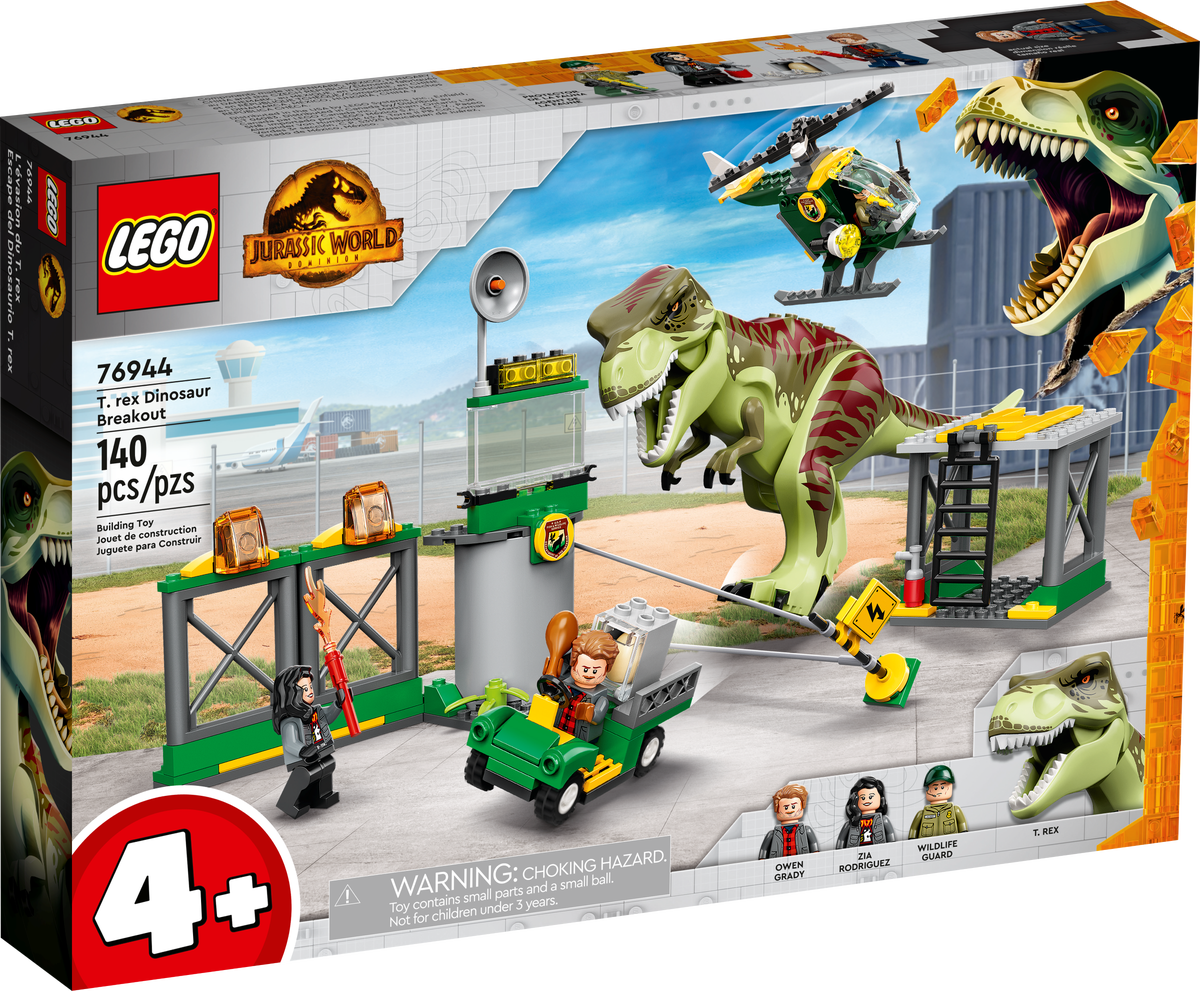 LEGO Jurassic World Fuga del Dinosaurio T Rex 76944 — Distrito Max