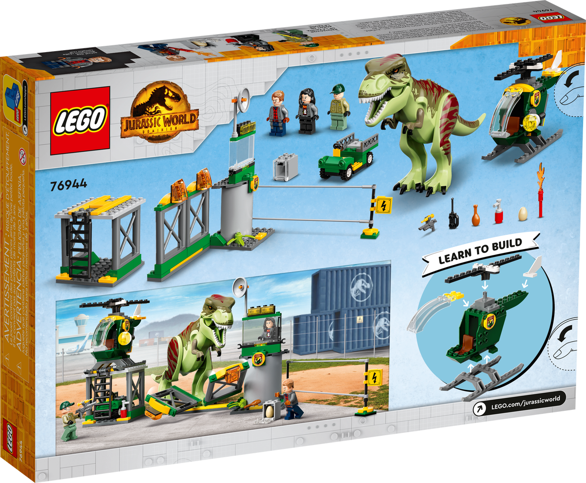 LEGO Jurassic World Fuga del Dinosaurio T Rex 76944