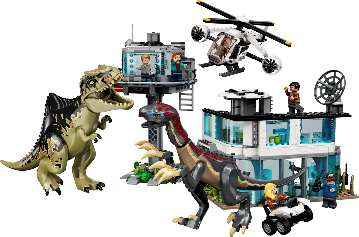 LEGO Jurassic World Ataque del Giganotosaurio y el Therizinosaurio 76949