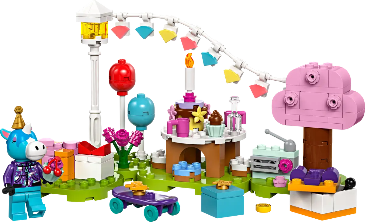 LEGO Animal Crossing Fiesta De Cumpleaños De Azulino 77046