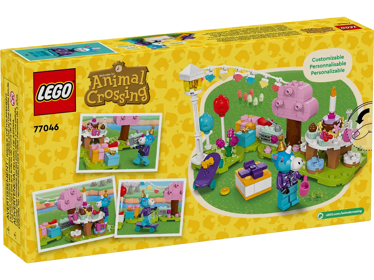 LEGO Animal Crossing Fiesta De Cumpleaños De Azulino 77046