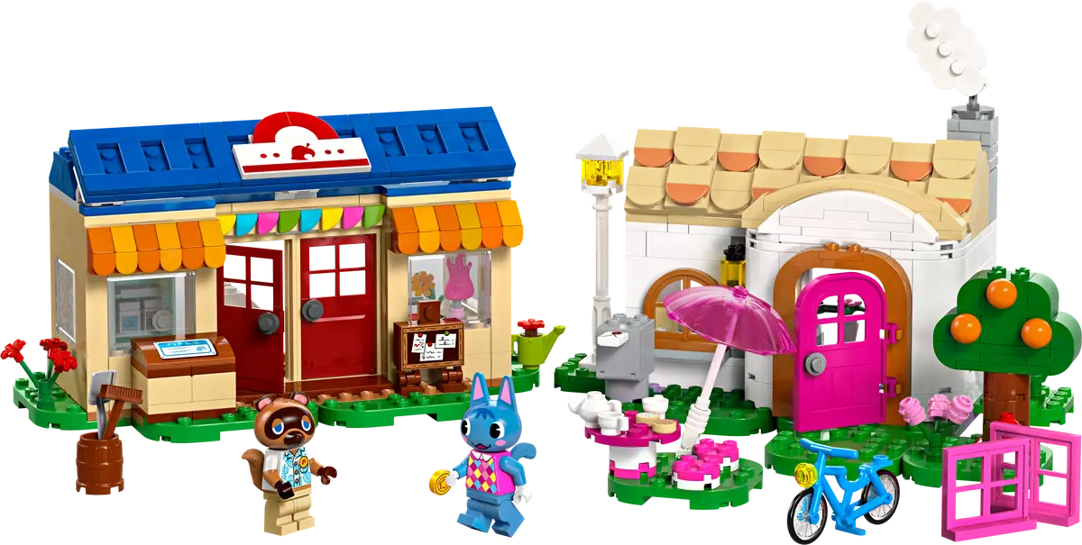 LEGO Animal Crossing MiniNook y casa de Minina 77050