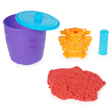 Kinetic Sand: Contenedor Sorpresa - Tiki Volcan