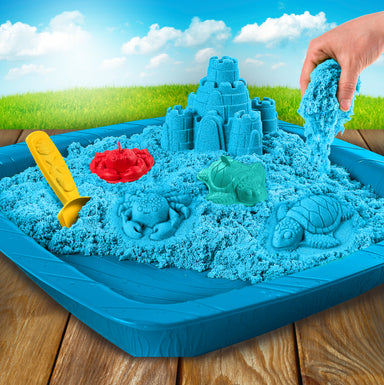Kinetic Sand: Kinetic Sand Set Castillo de Arena - Color Azul