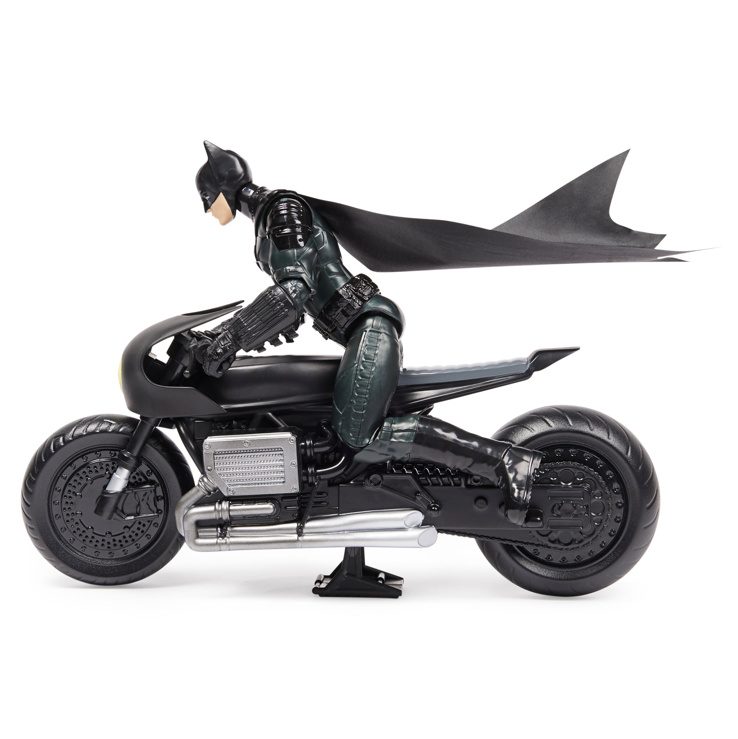Batman Movie: Batman La Pelicula - Batman Con Batimoto Figura De Accion 12 Pulgadas