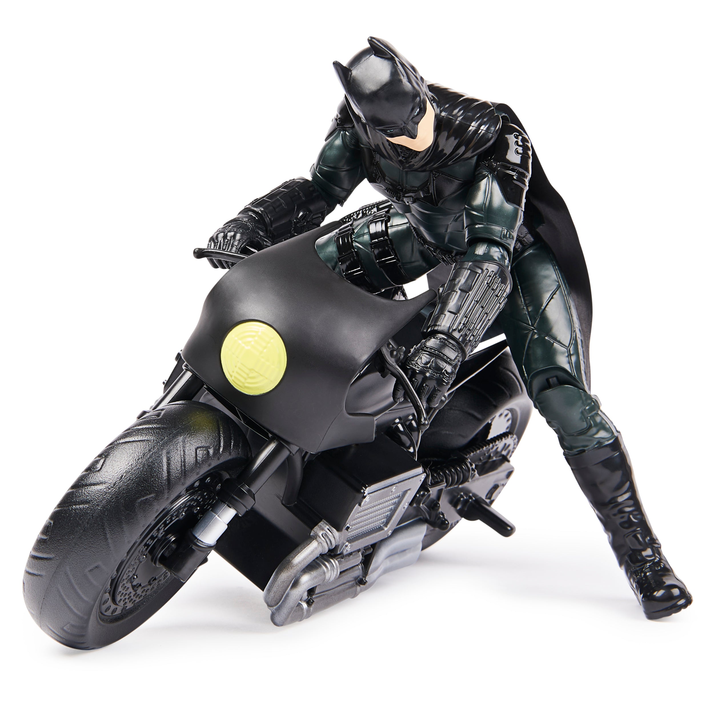 Batman Movie: Batman La Pelicula - Batman Con Batimoto Figura De Accion 12 Pulgadas