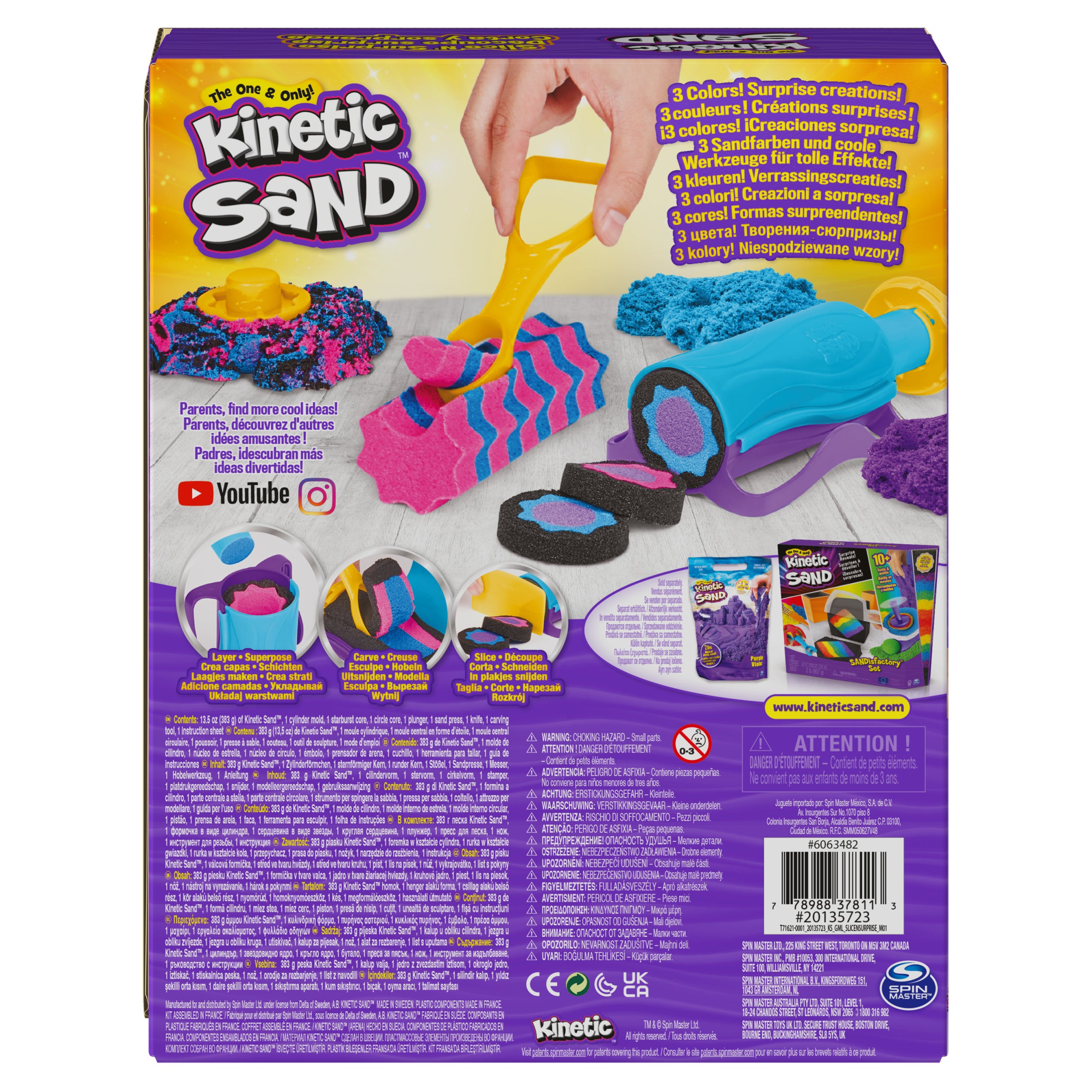 Kinetic Sand: Set Desliza Y Sorpresa