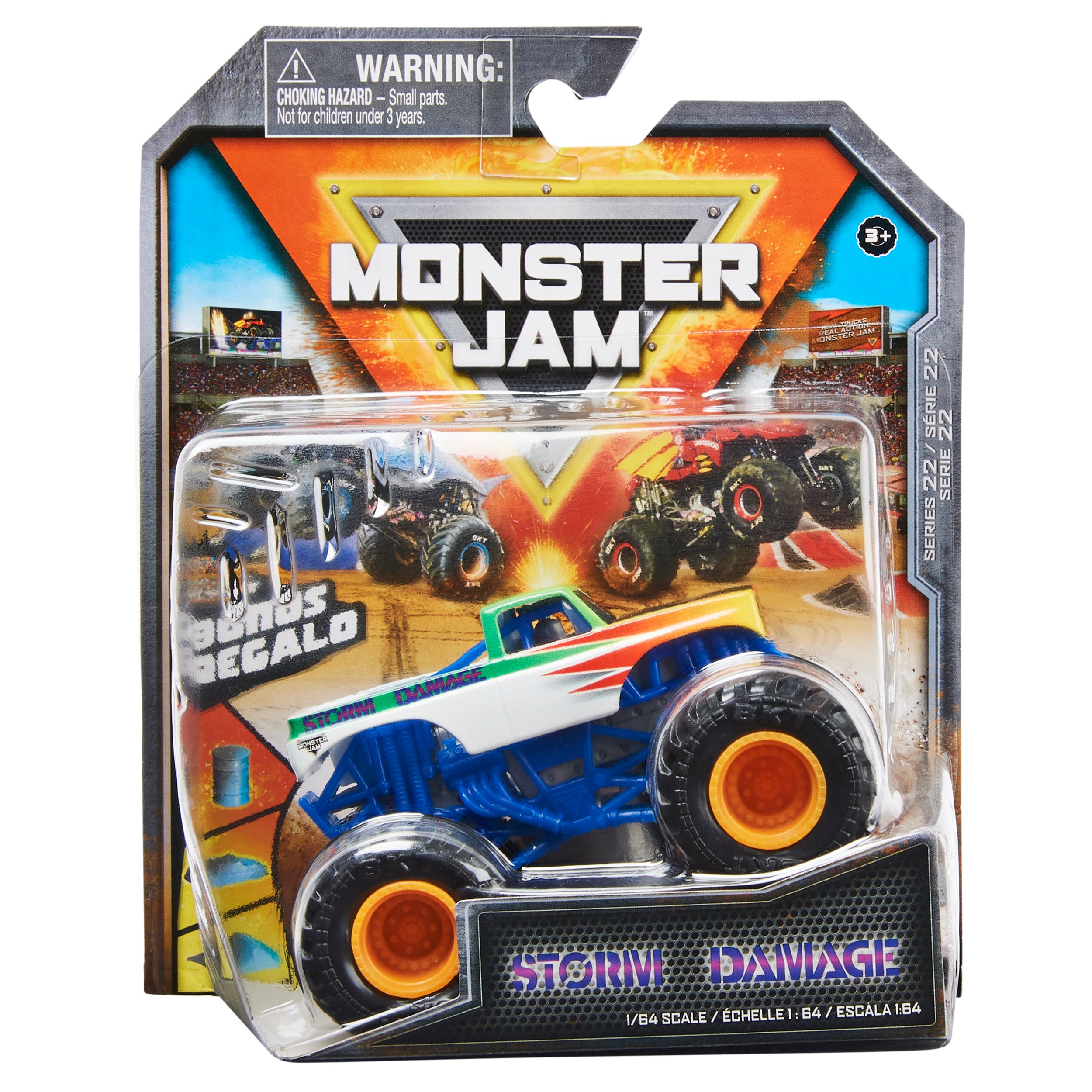 Monster Jam: Monster Jam Escala 1:64 Serie 22 - Storm Damage