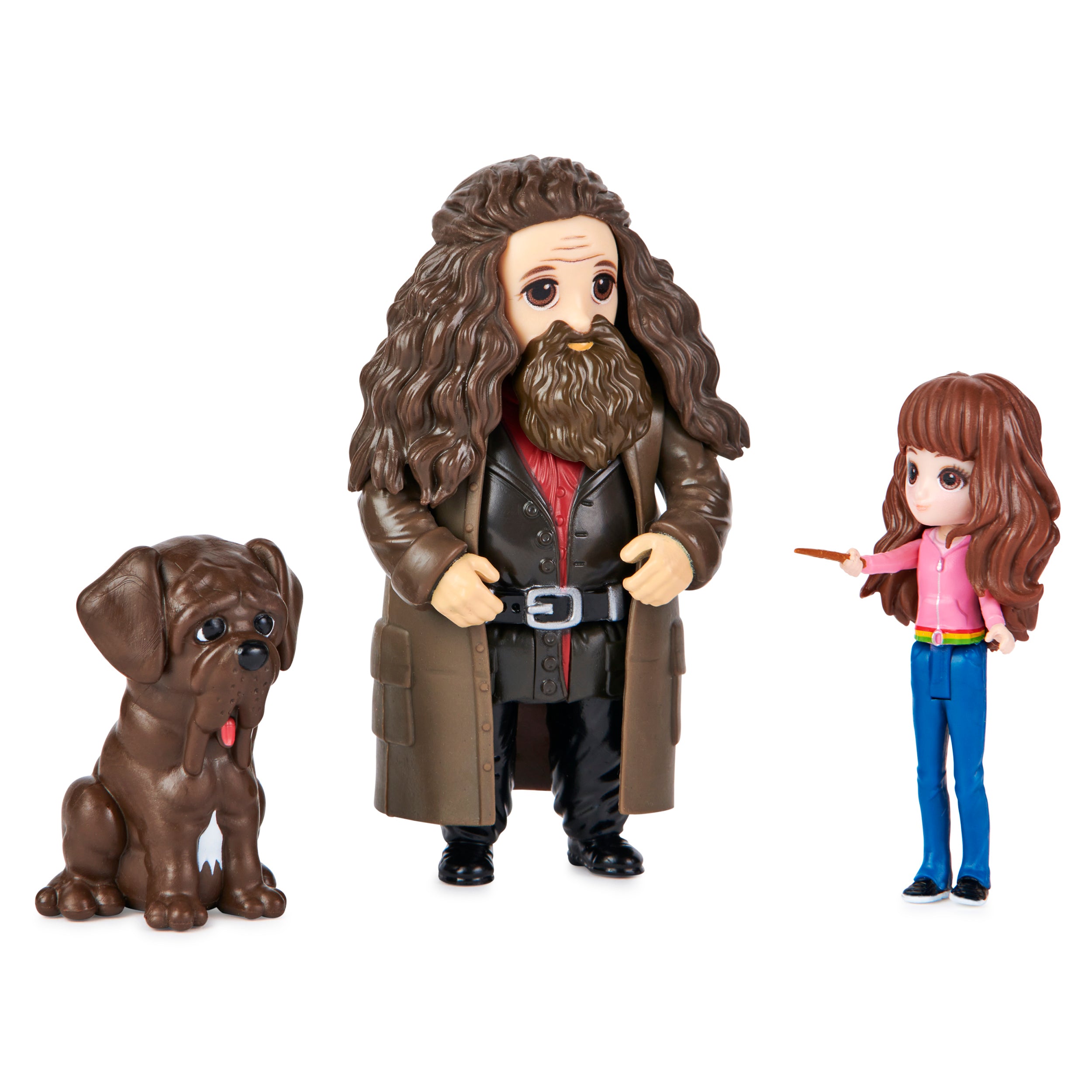 Wizarding World: Harry Potter Mini Pack Figuras Magicas - Hermione Y Hagrid