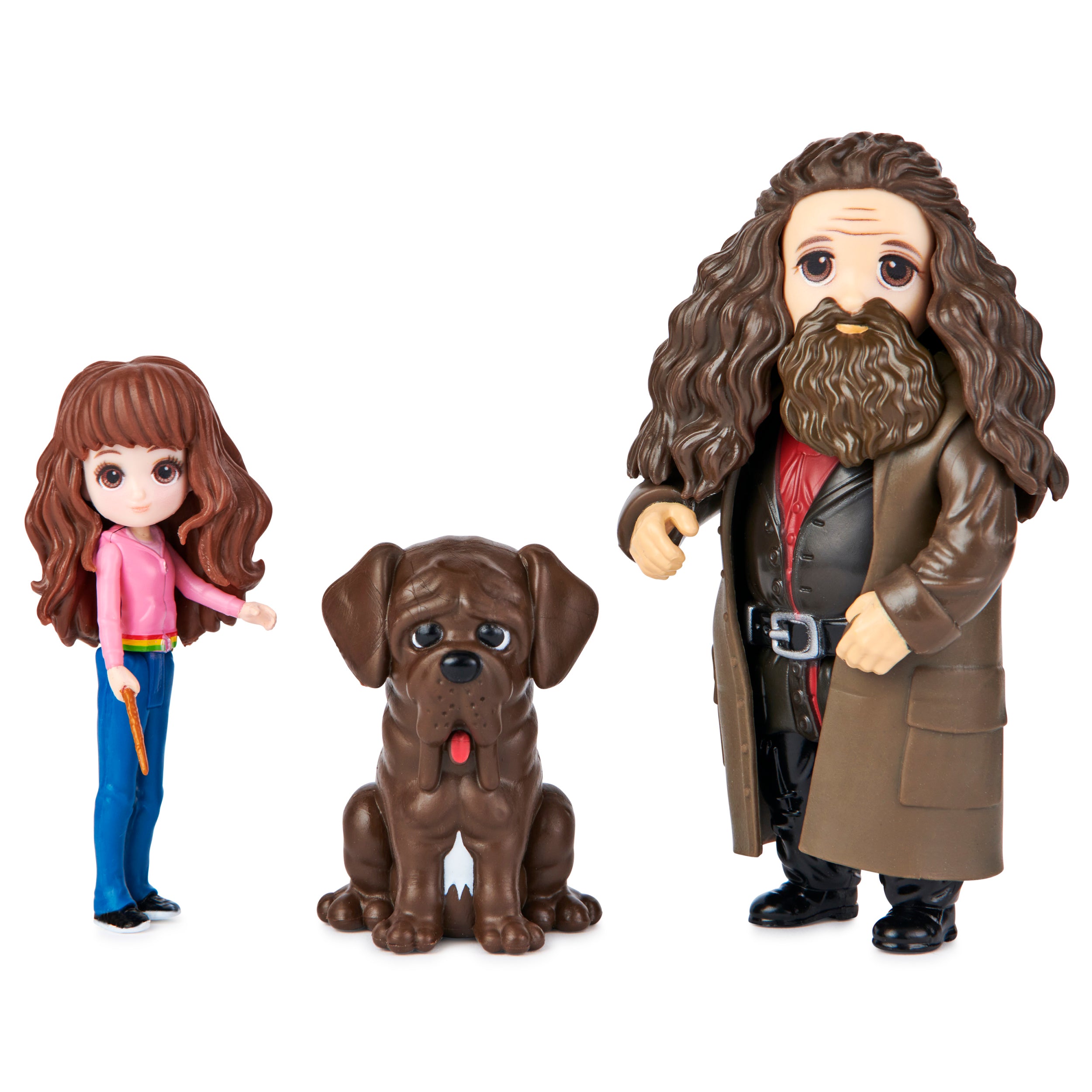Wizarding World: Harry Potter Mini Pack Figuras Magicas - Hermione Y Hagrid