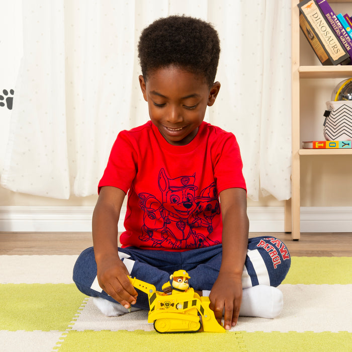 Paw Patrol: Paw Patrol Vehiculo Basico - Rubble Al Rescate