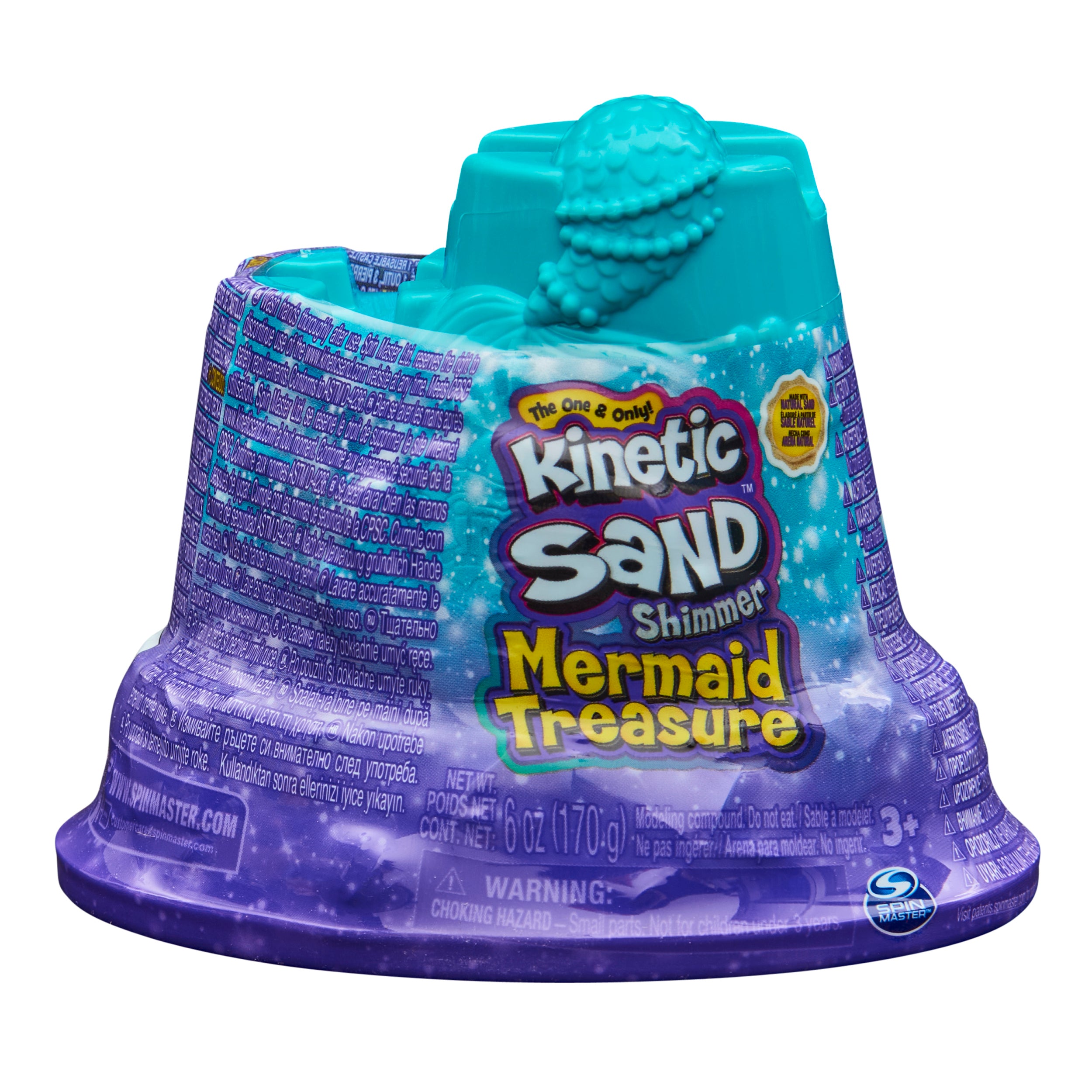 Kinetic Sand: Contenedor Sirena