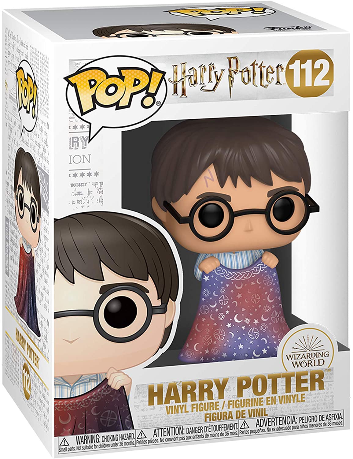 Funko Pop Harry Potter: Harry Potter - Harry con capa de invisibilidad