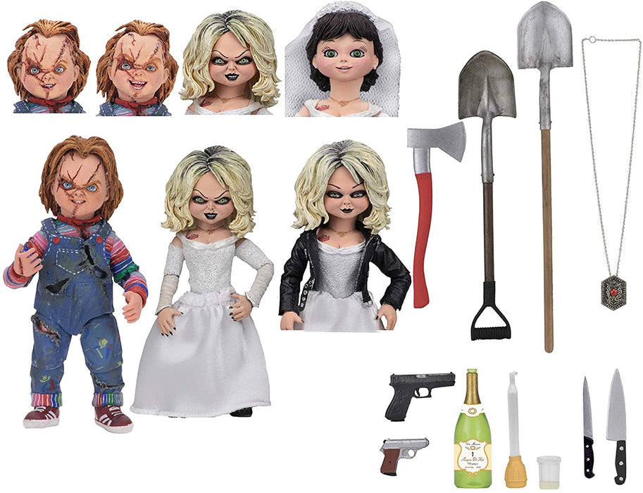 Neca Figura de Accion Ultimate: La novia de Chucky - Chucky y Tiffany 2 Pack