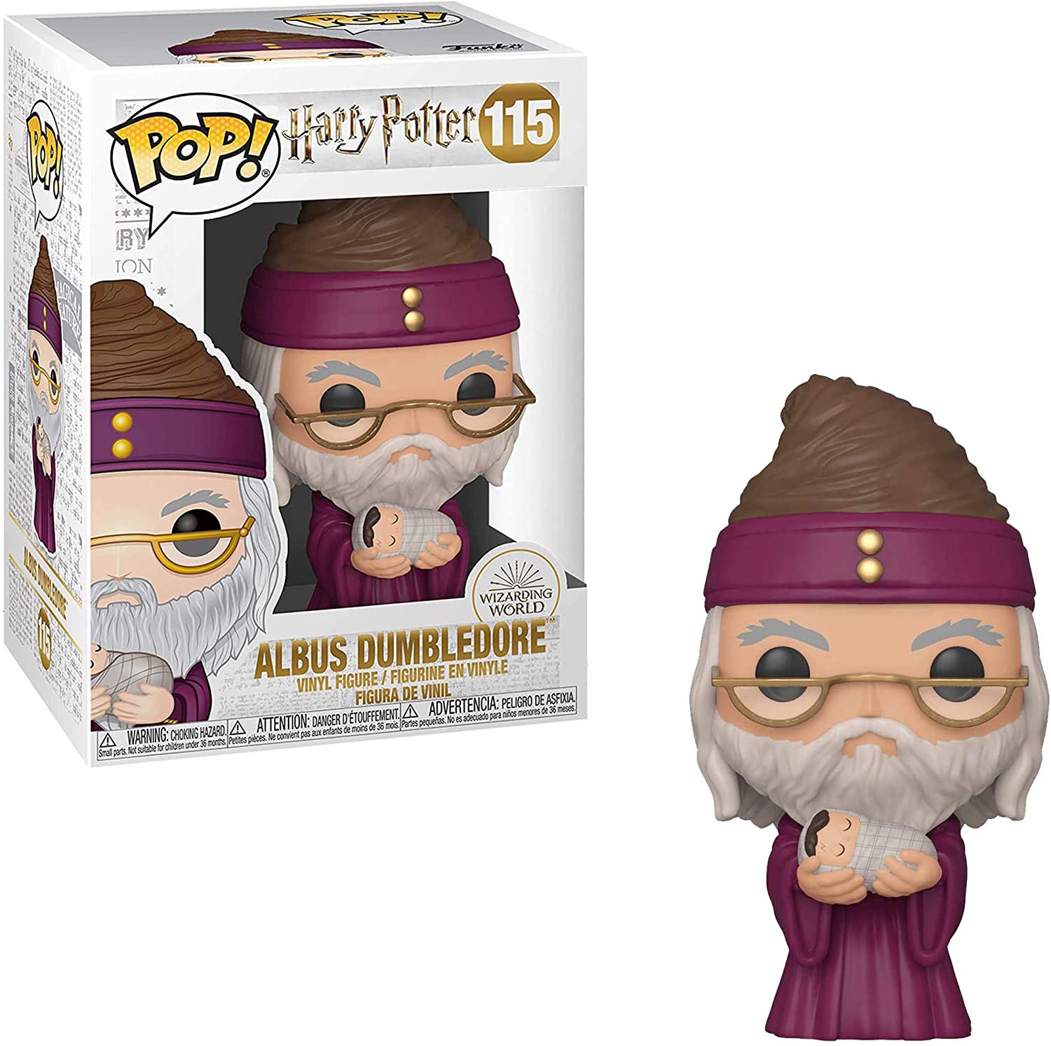Funko Pop Harry Potter: Harry Potter - Dumbledore con Harry de bebe