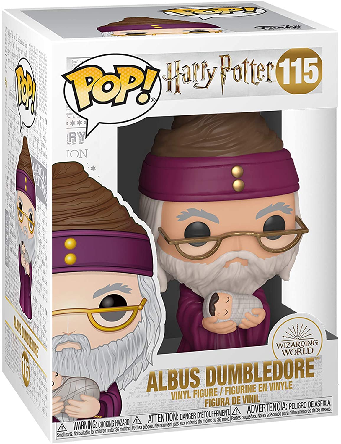 Funko Pop Harry Potter: Harry Potter - Dumbledore con Harry de bebe